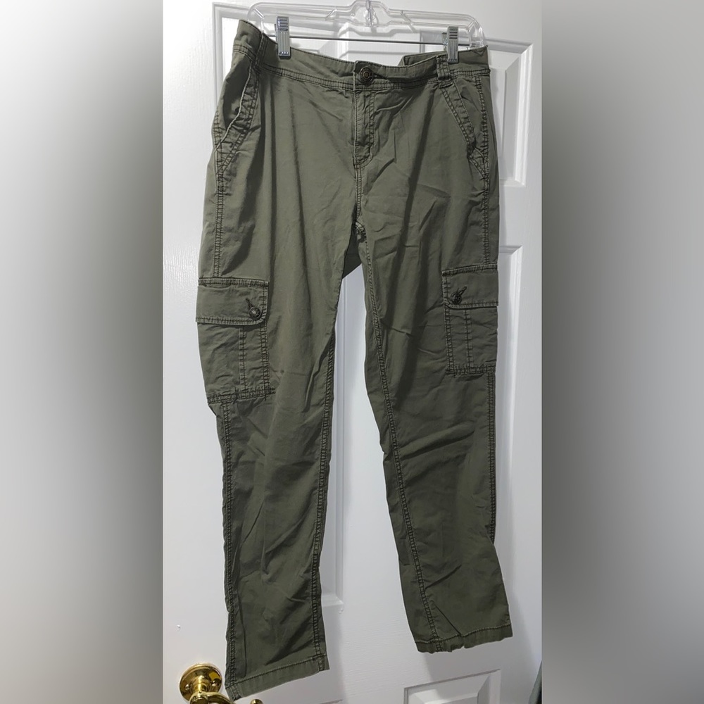 Womens Green Cargo Pants
